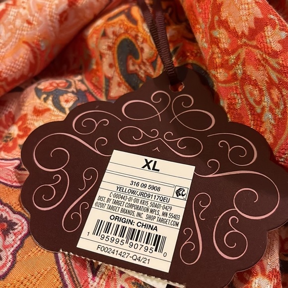 Knox Rose Orange Maxi Dress with Elegant Flow - Picture 13 of 16